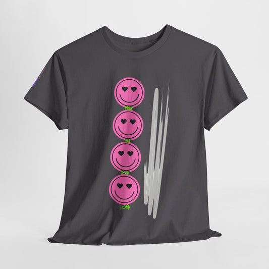 RCNSONS Unisex Heavy Cotton Smileys Tee