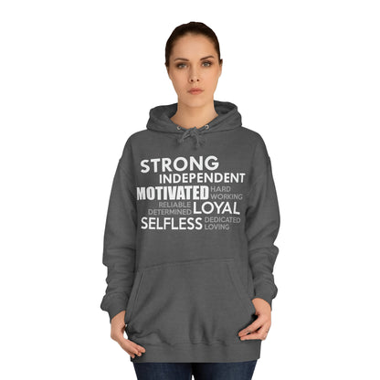 Strong Independent Motivated Unisex Hoodie