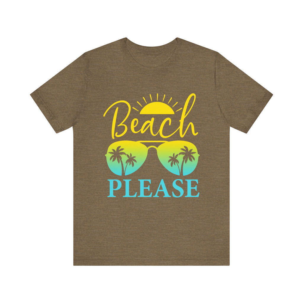Plage s’il vous plaît Tee unisexe 