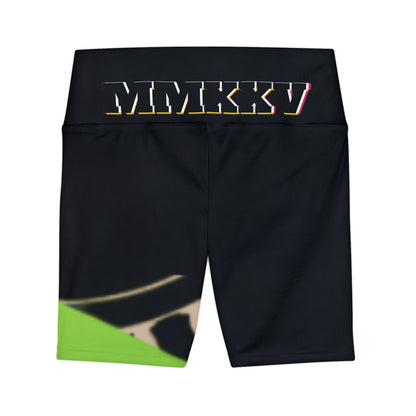 Stylish Women's Workout Shorts with MMXXV Bold Graphics | Ideal for Fitness & Leisure