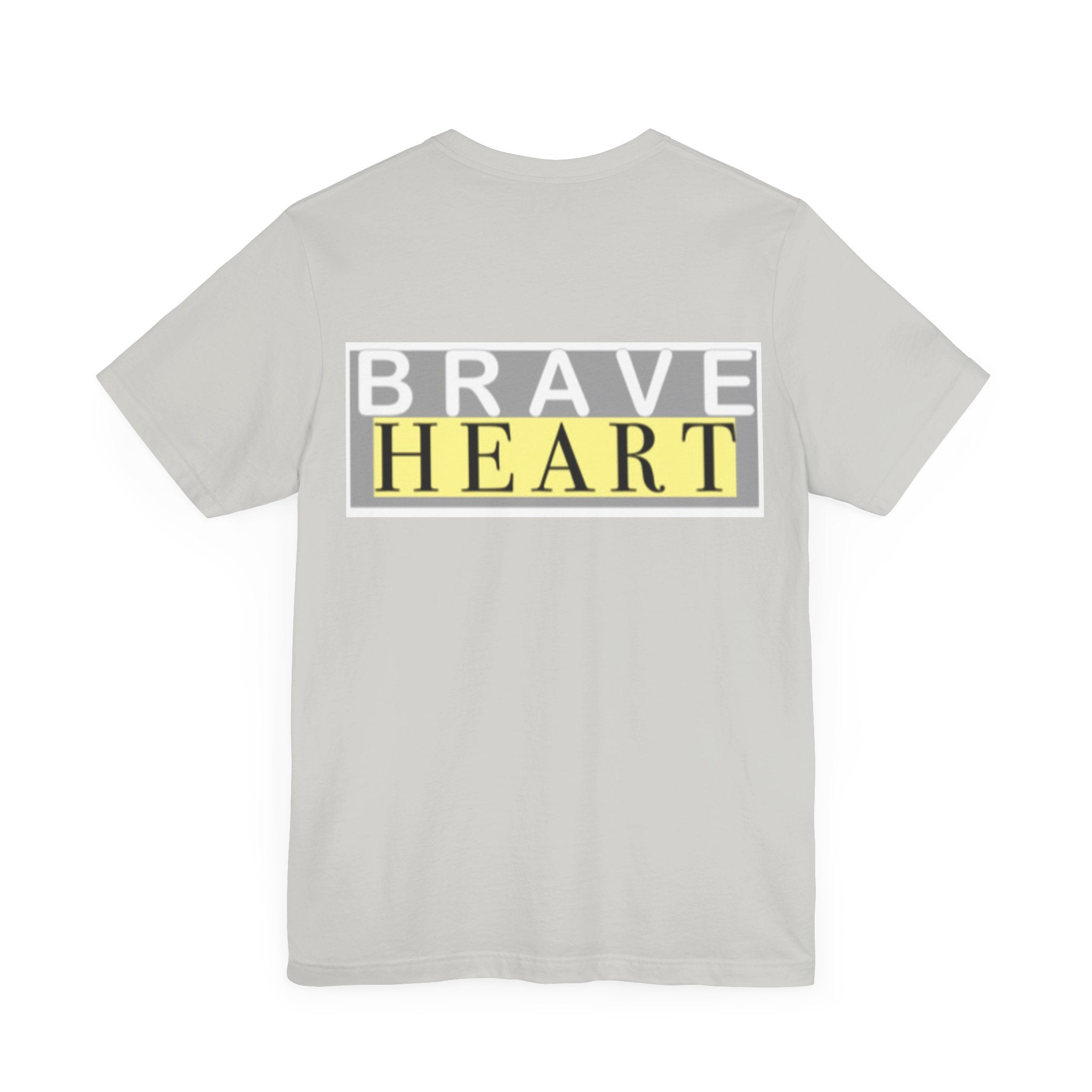 Brave Heart Unisex Tee, Inspirational T-Shirt, Gift for Champions, Casual Wear, Motivational Apparel