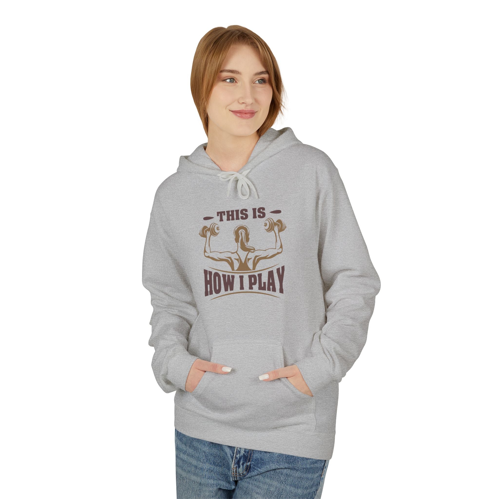 Rcnsons Unisex Midweight Softstyle Fleece 'Play' Hoodie