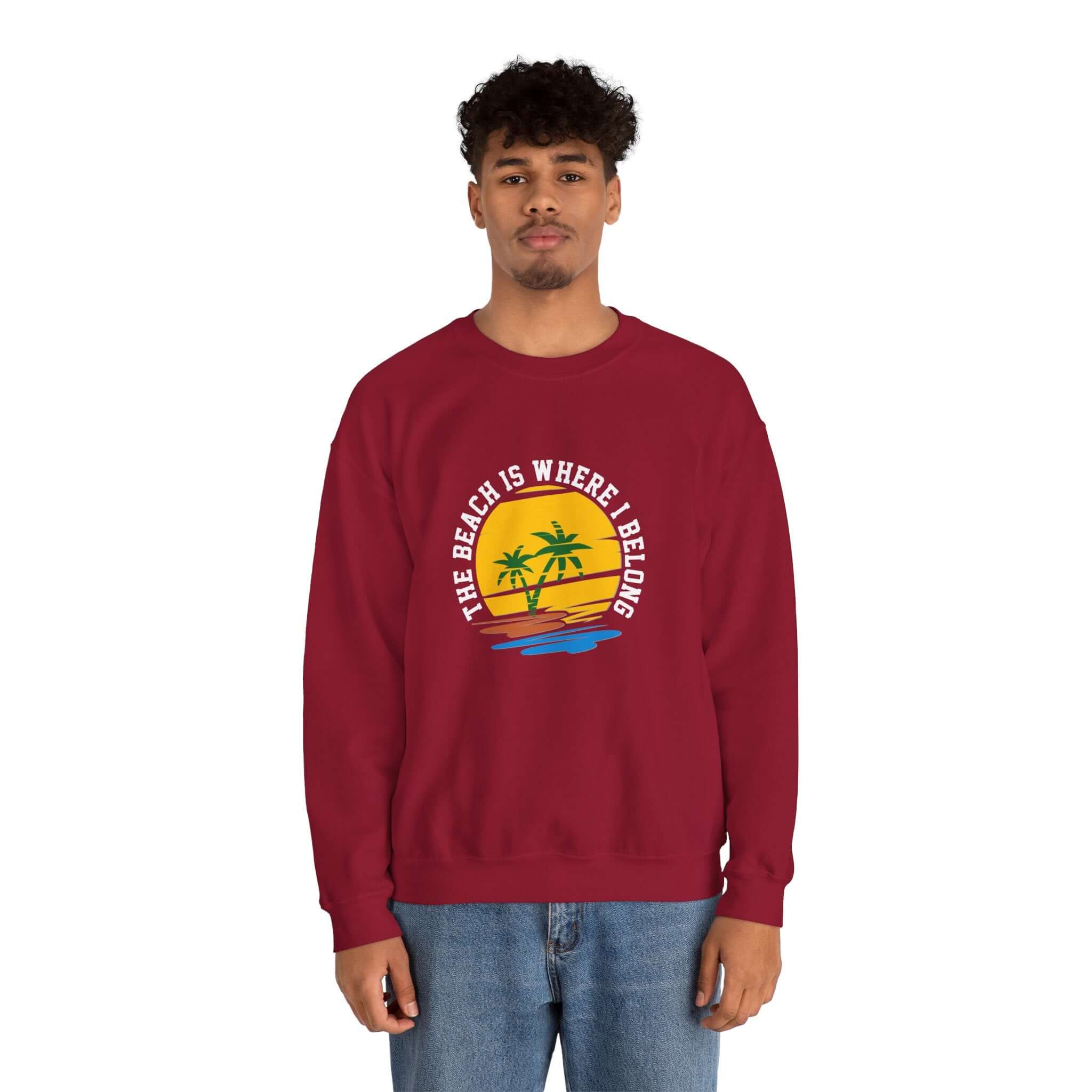The Beach Is Where I Belong Unisex Sweatshirt - RC’nSONS
