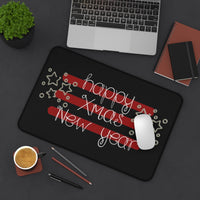 Happy Xmas & New Year Desk Mat Printify