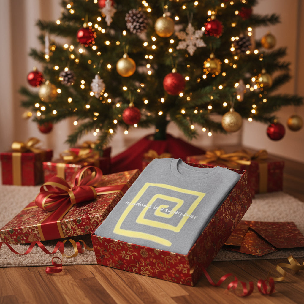 Oversized Tee - Kindness is a Super Power Graphic Design Shirt for Men Printify