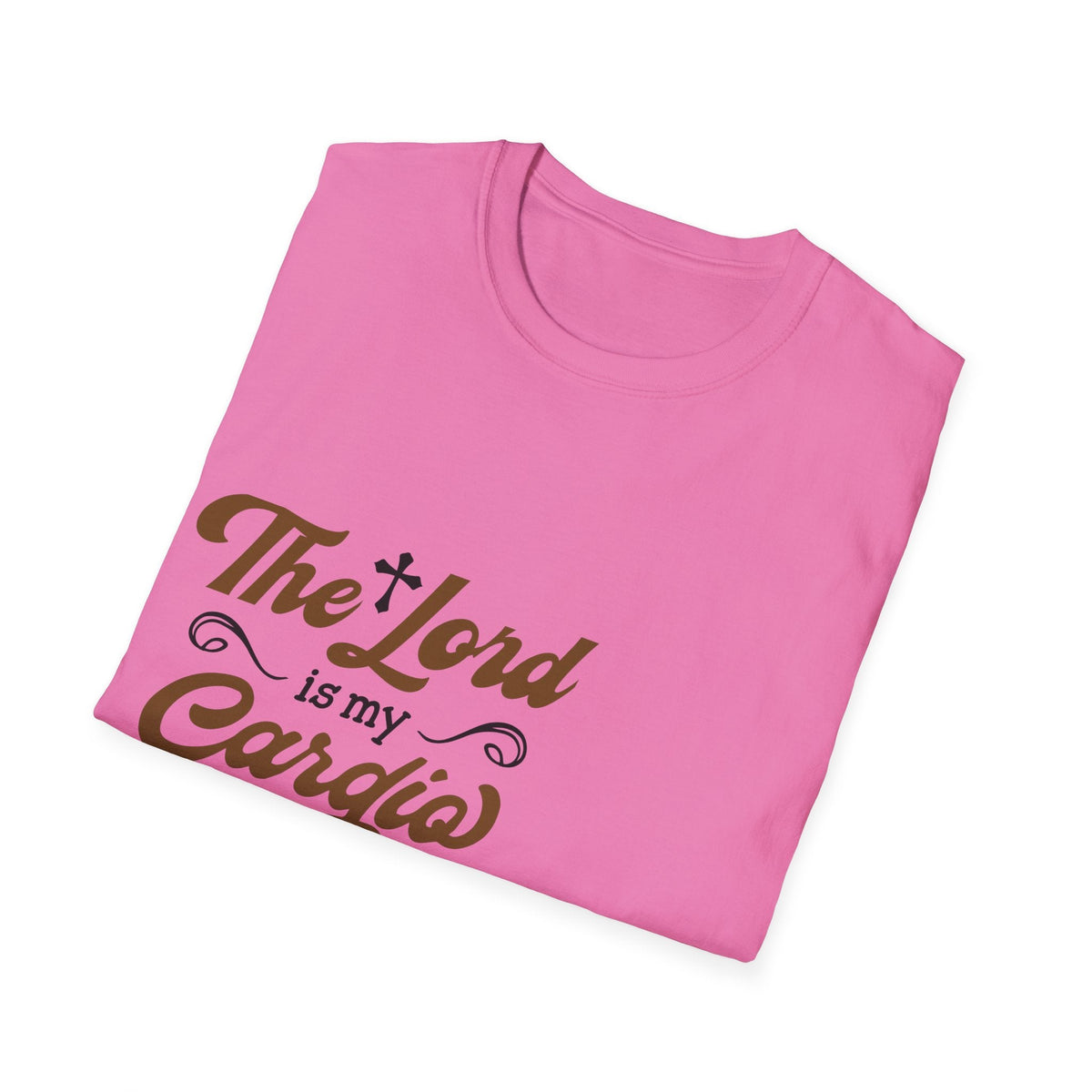 Faith-Inspired Unisex T-Shirt, The Lord is My Cardia, Christian Apparel, Spiritual Gift, Everyday Comfort Wear, Perfect for Church, [...] Printify