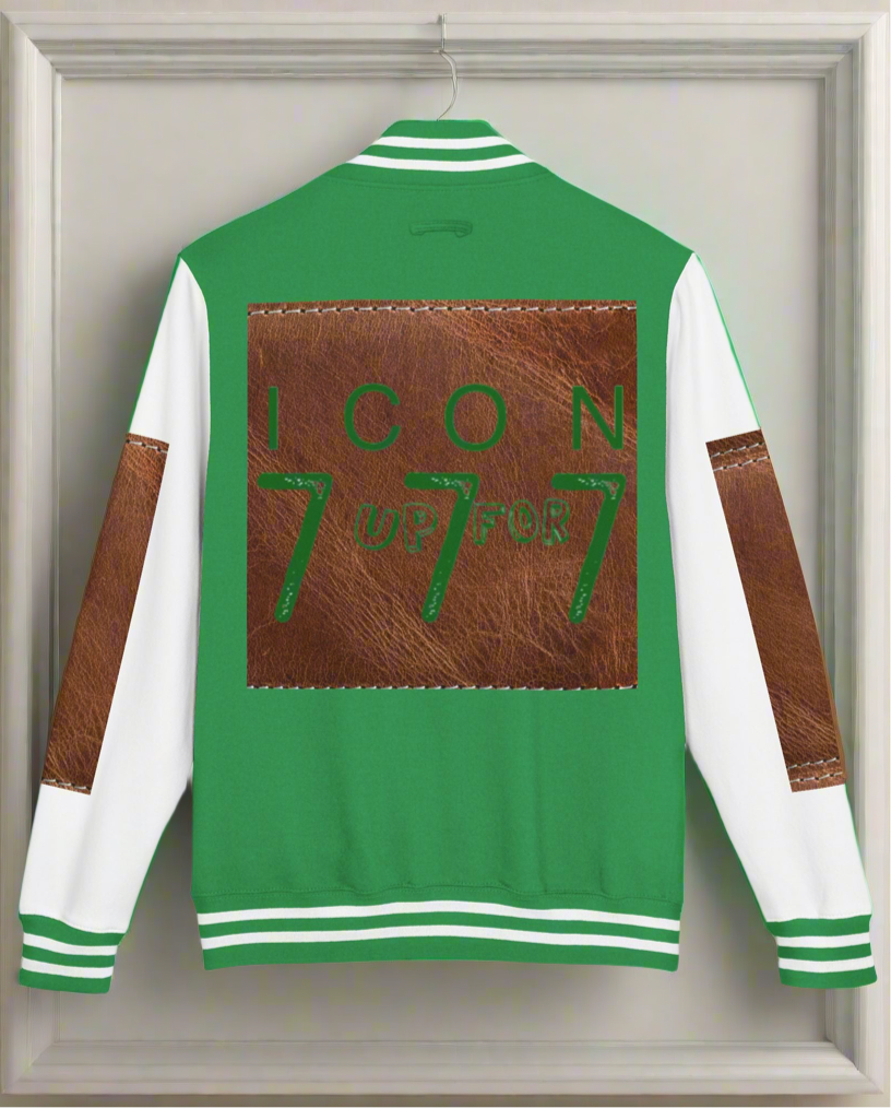 Letterman Jacket Icon Up for 777 Unisex Heavyweight