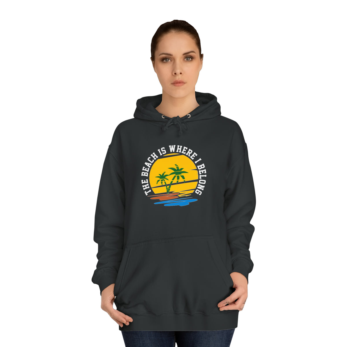 The Beach Is Where I Belong Unisex Hoodie