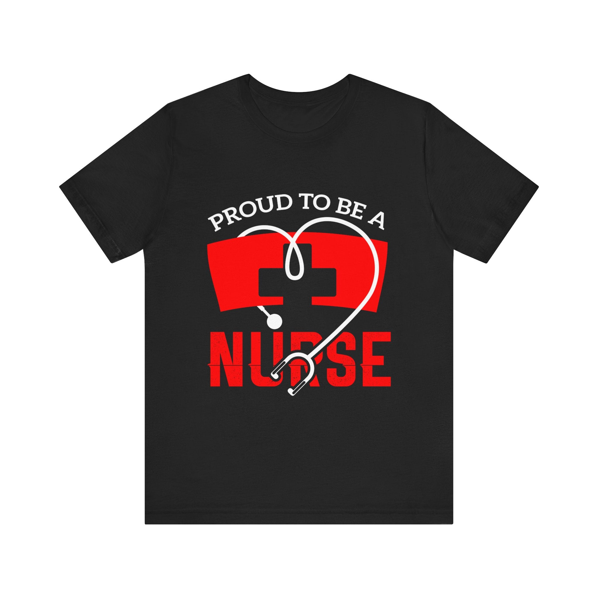 Fier d’être un tee-shirt unisexe infirmière 