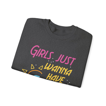 Les filles veulent juste avoir le sweat-shirt unisexe Sun 