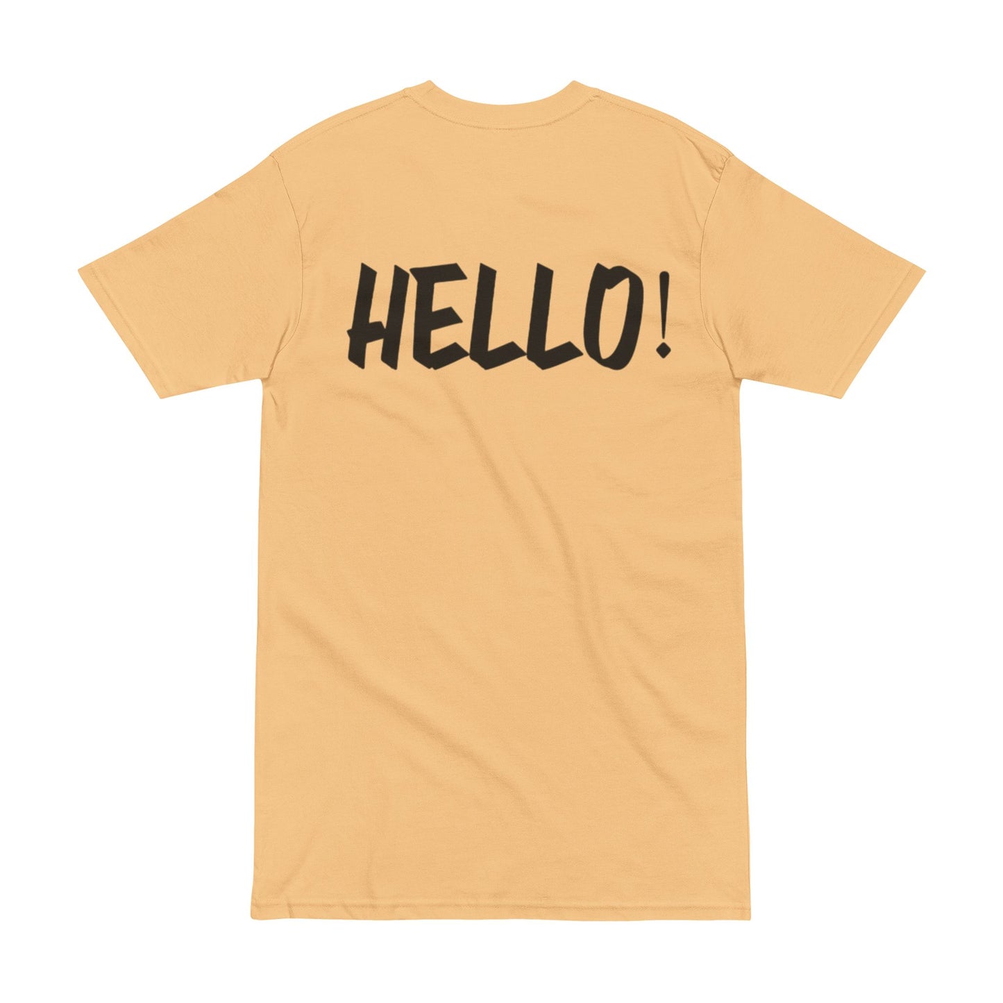 Men's Heavyweight Tee - Bold 'HELLO!!' Graphic