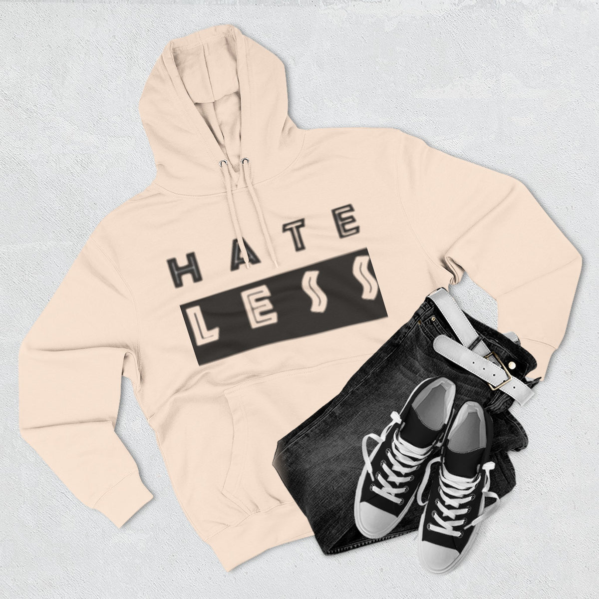 Hate Less Fleece Hoodie - Comfortable and Stylish Chill Wear