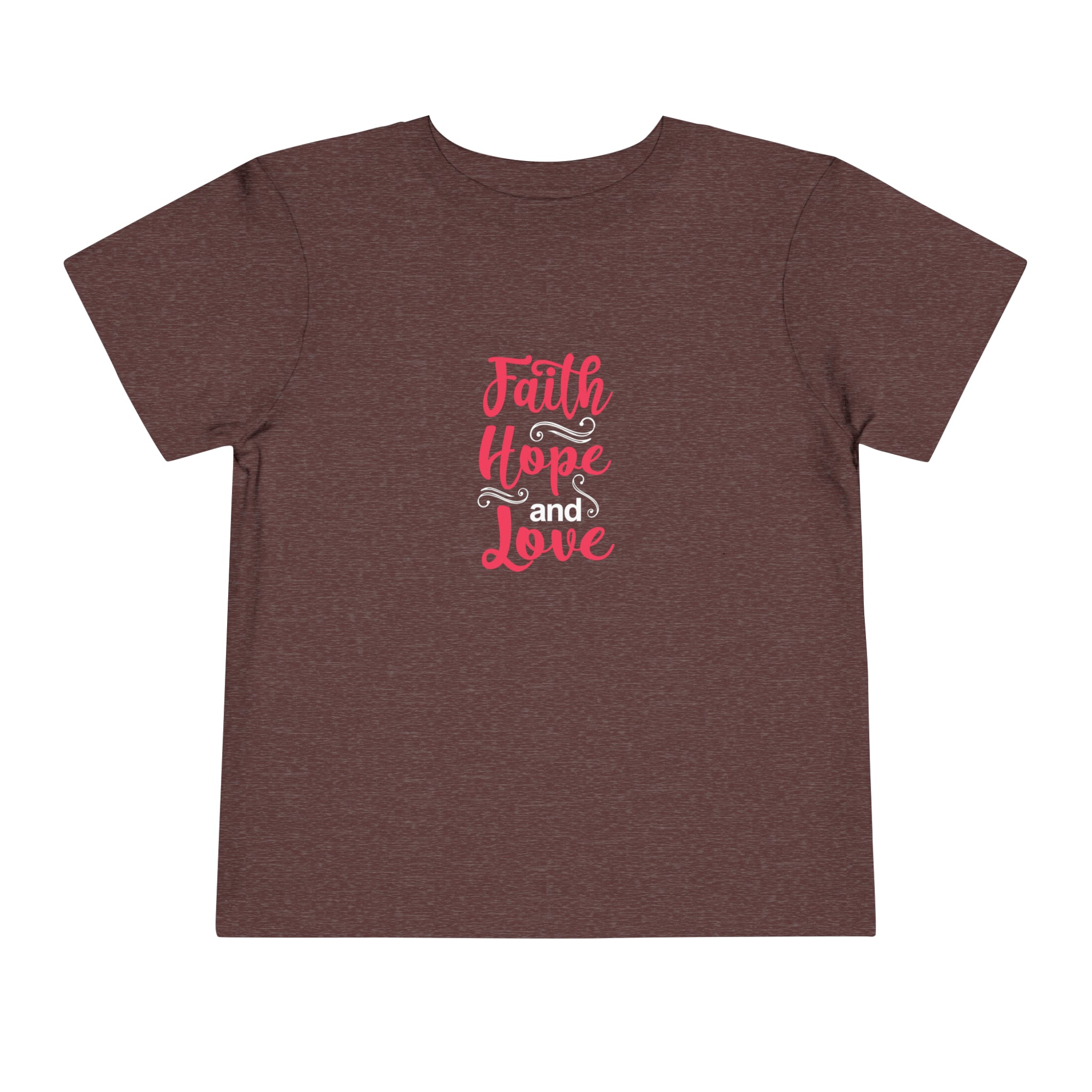 T-shirt pour tout-petits Faith Hope And Love 