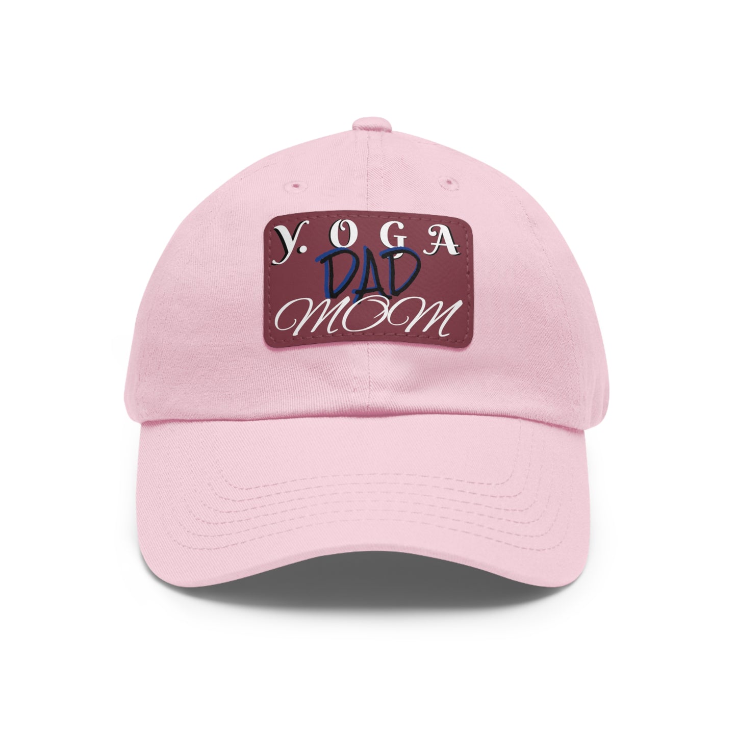 Yoga Dad Hat with Leather Patch - Casual Style for Active Parents