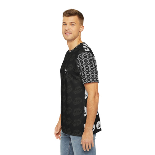 Men's Yoga Vibe Tee | Meditation Shirt, Comfortable Polyester Top, Activewear for Mindfulness, Gift for Yoga Lovers Printify