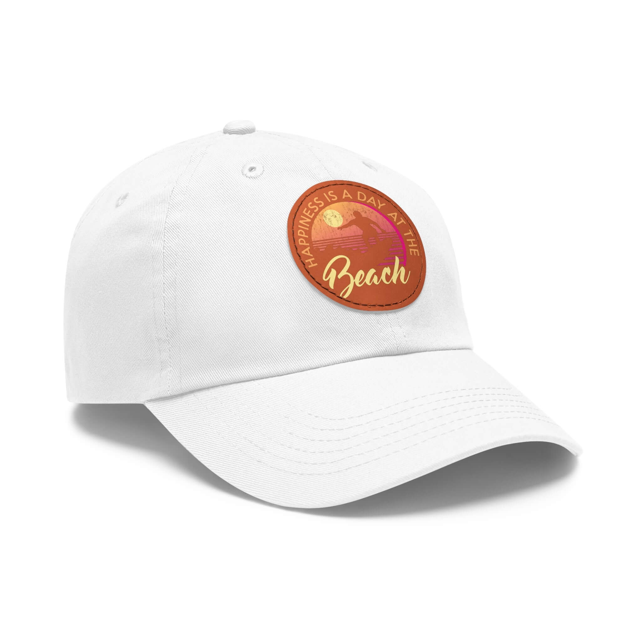 Dad Hat with Leather Patch (Round) - RC’nSONS