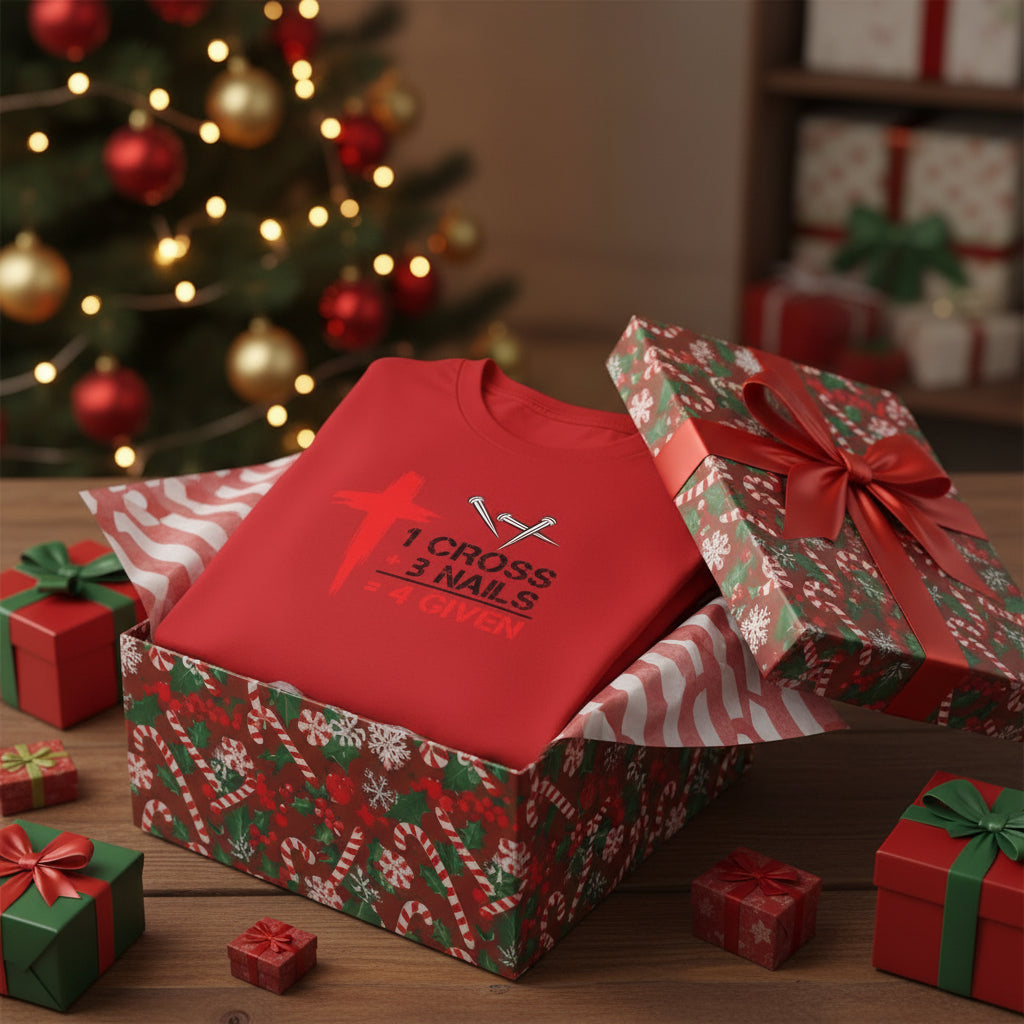 1 Cross +3 Nails =Four Unisex Tee - RC’nSONS