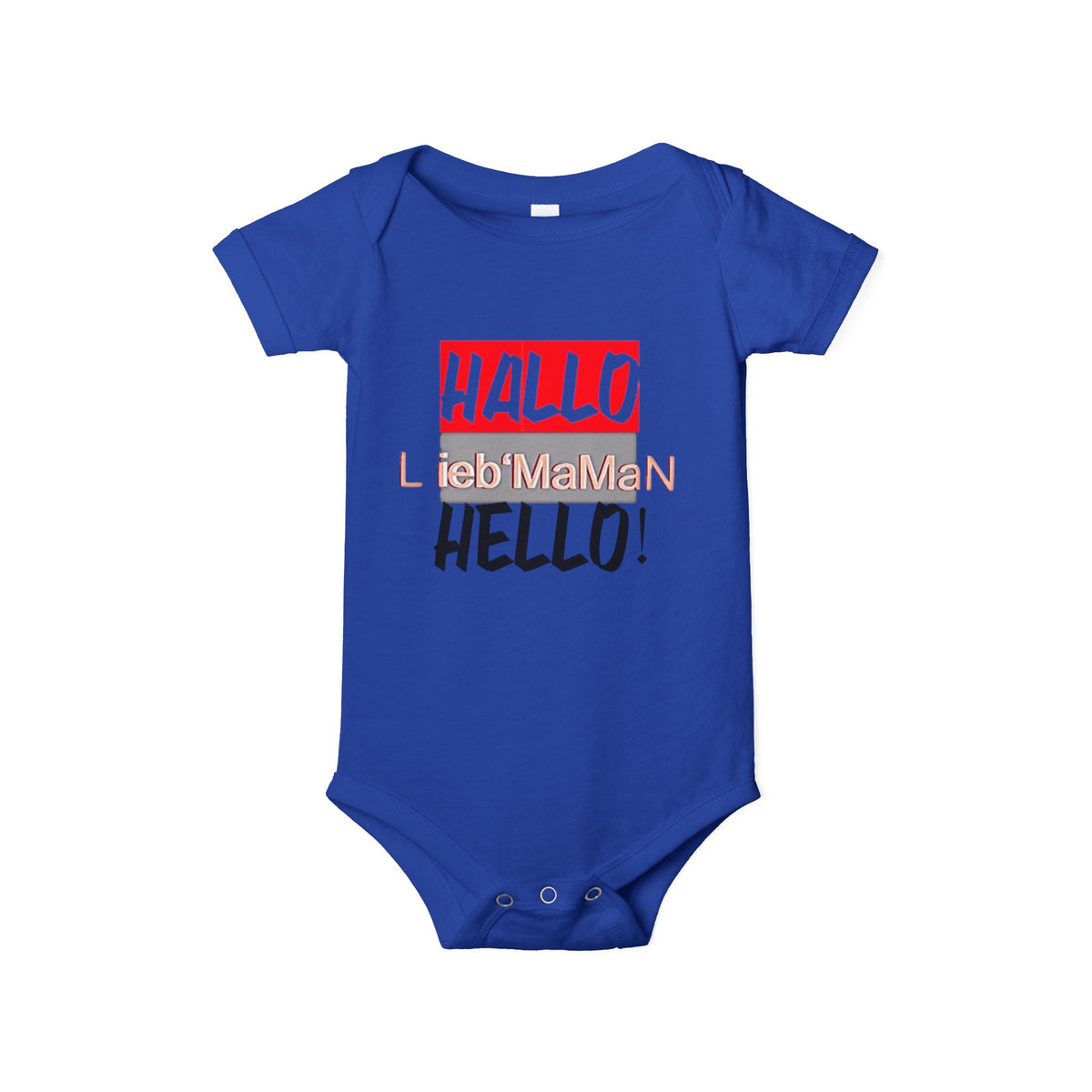 Hello Baby Bodysuit - Cute Multilingual Infant Jersey One Piece