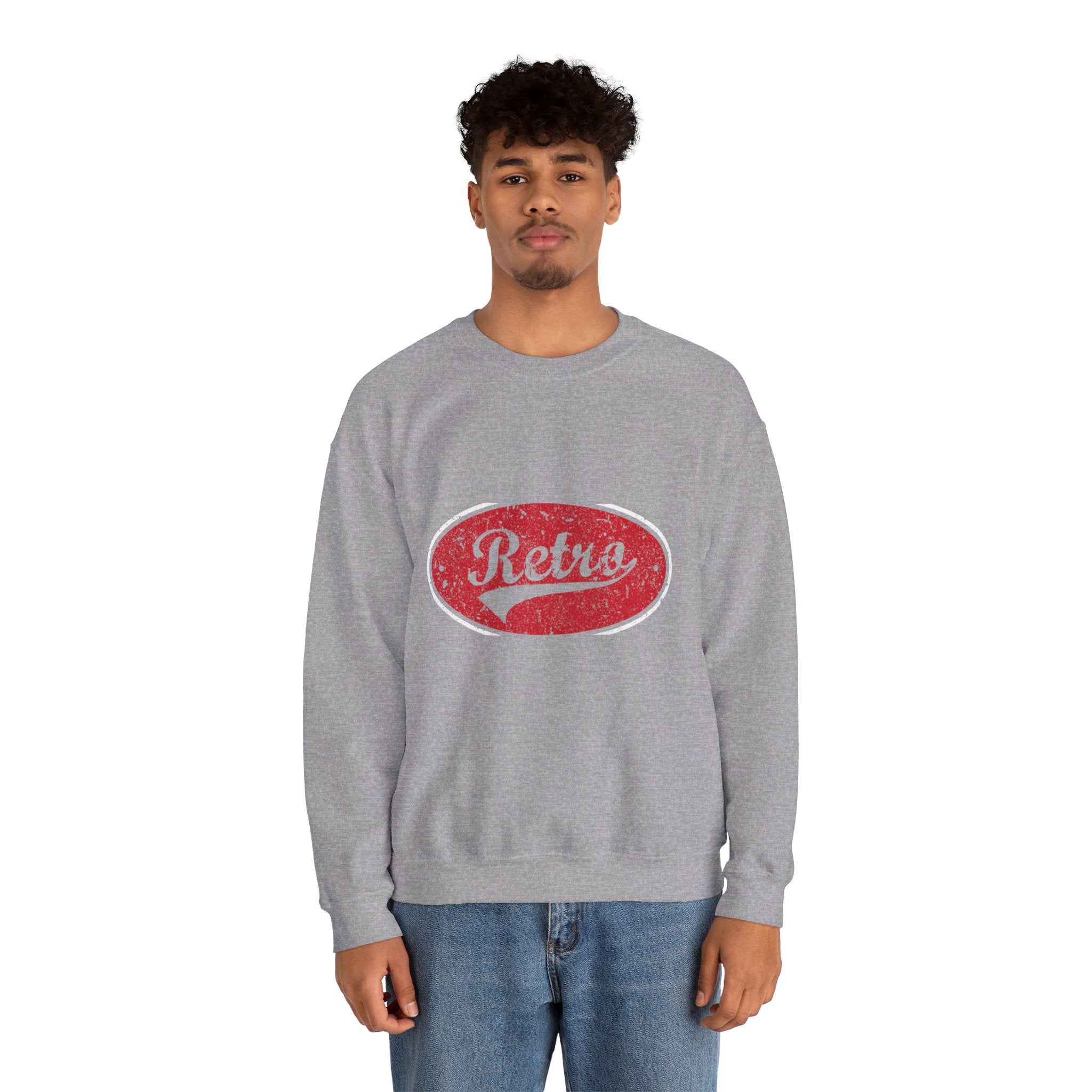 Sweat-shirt unisexe rétro 