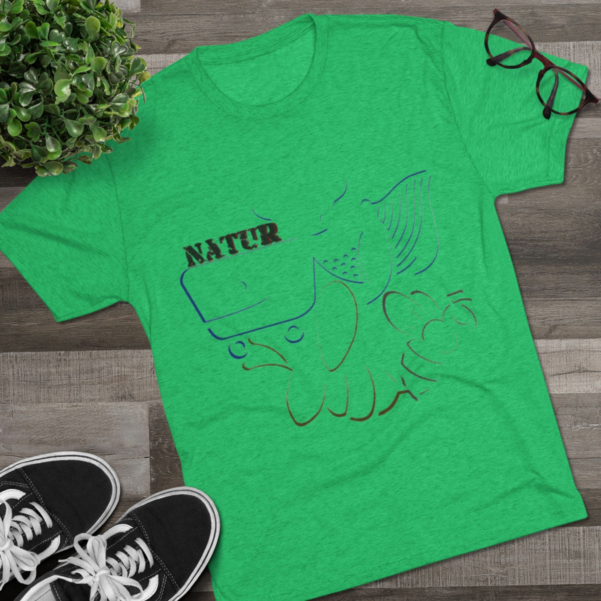 Nature Inspired Tee - Unisex Tri-Blend Crew Tee