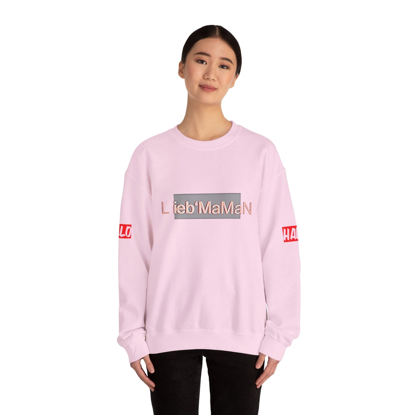 Lieb'MaMan Unisex Heavy Blend Crewneck Sweatshirt - Gift for Mom Printify