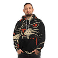 Bold Panther Graphic Hoodie, Fierce Fashion Sweatshirt, Unique AOP Apparel, Street Style Gift, Cool Layer for Every Occasion Printify