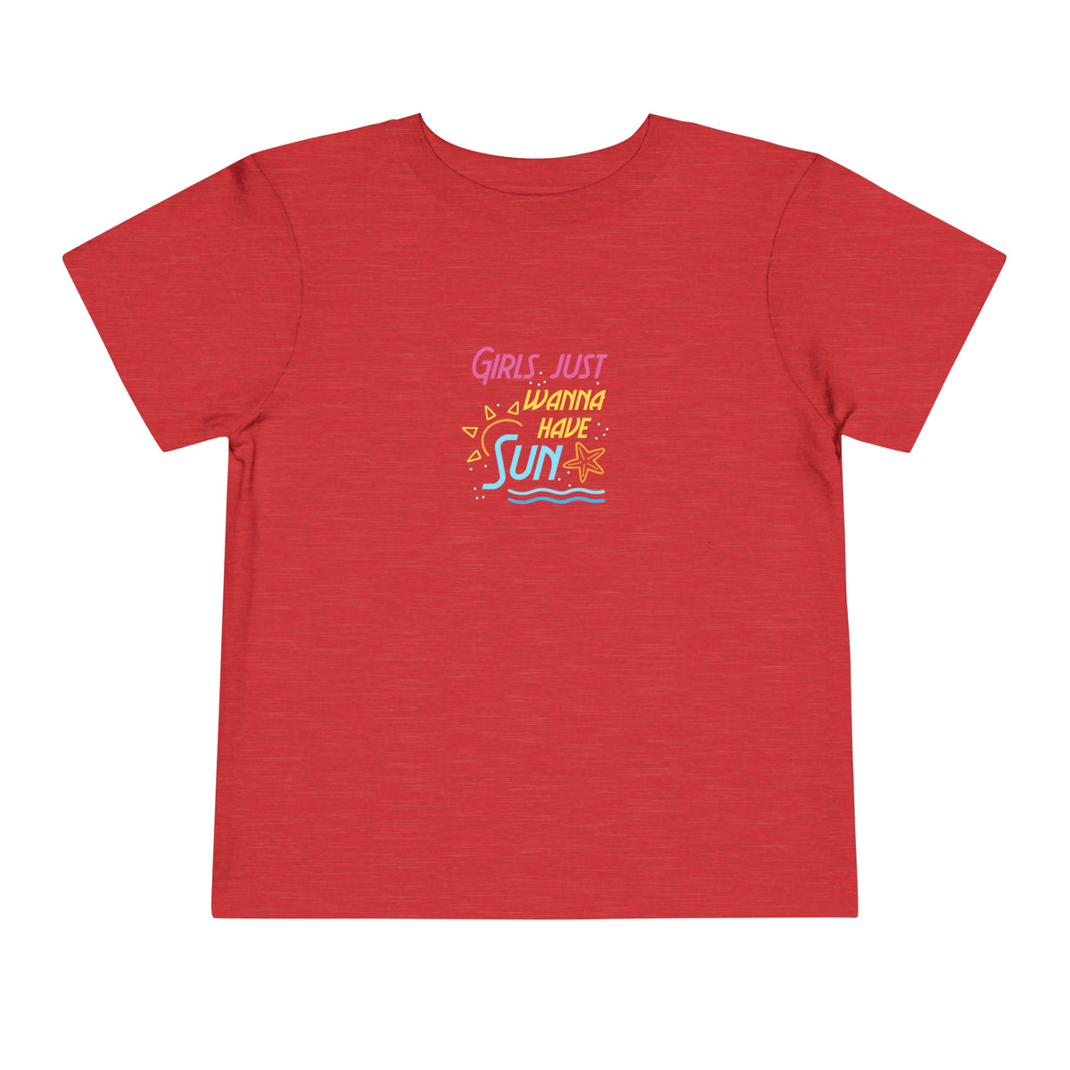 T-shirt pour tout-petits Les filles veulent juste avoir du soleil 