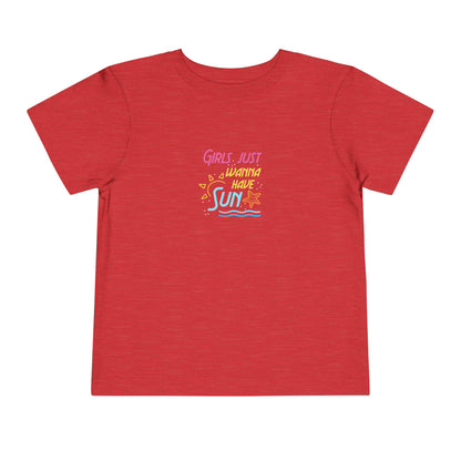 T-shirt pour tout-petits Les filles veulent juste avoir du soleil 