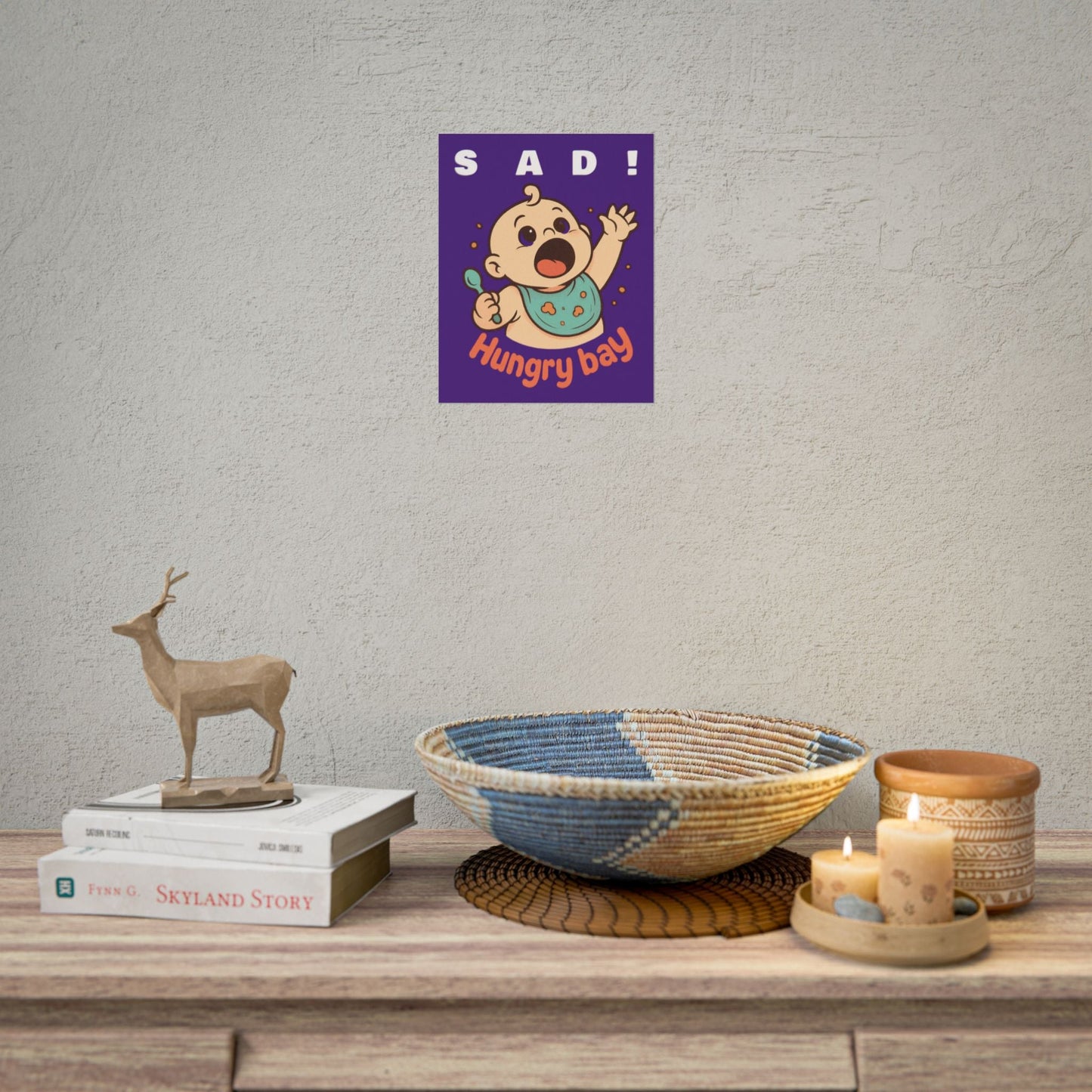 Poster Print - Feed the Children of the World Printify