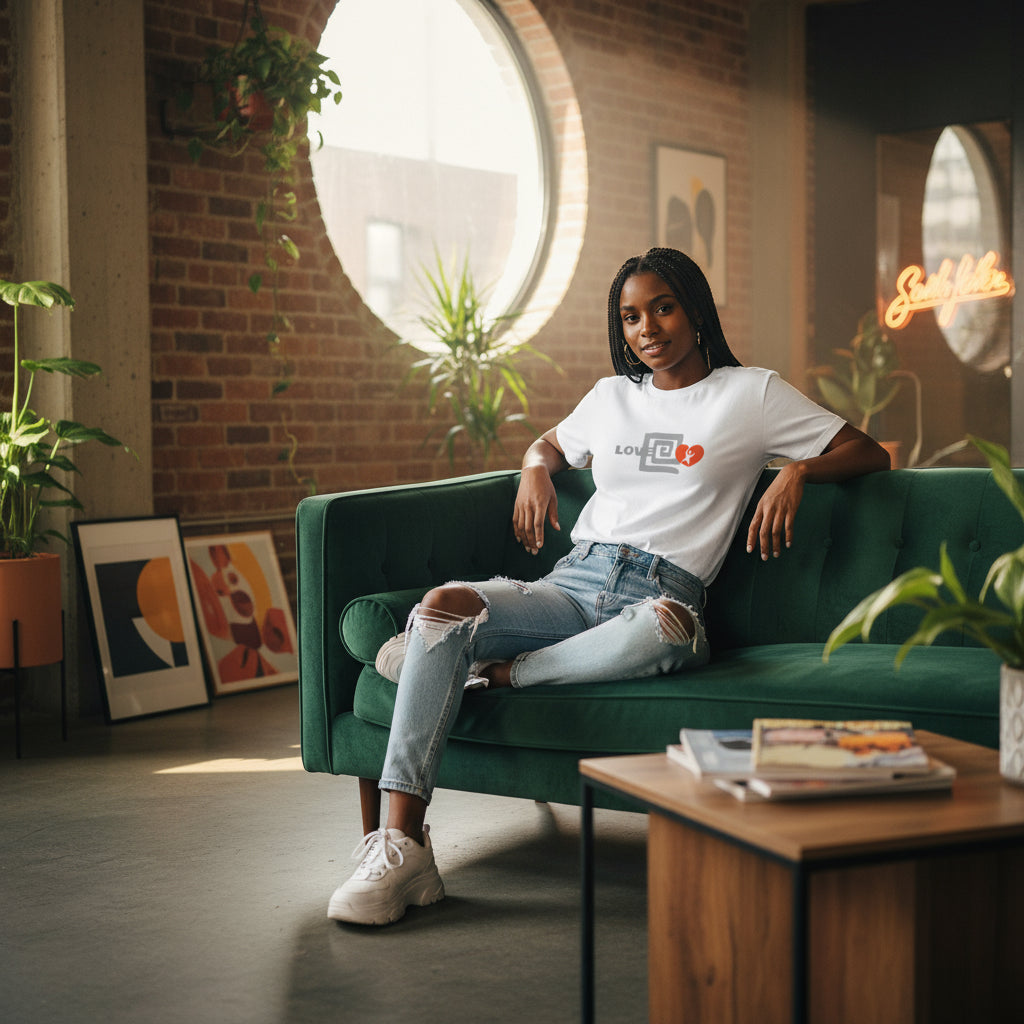 Cute Love Graphic Unisex T-Shirt Printify