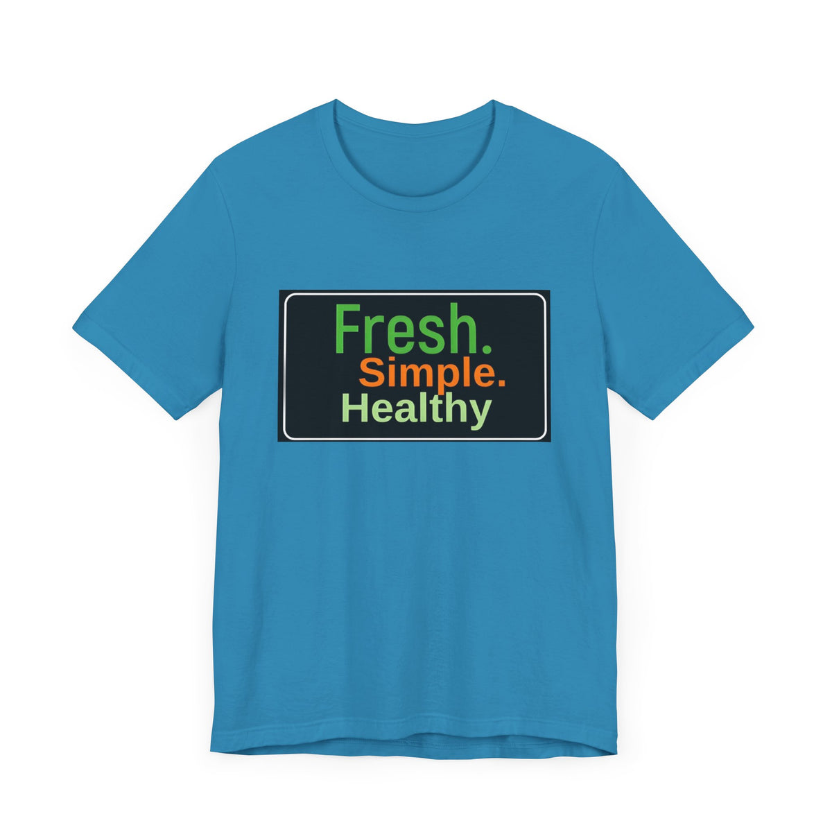 Unisex Fresh Simple Short Sleeve Tee