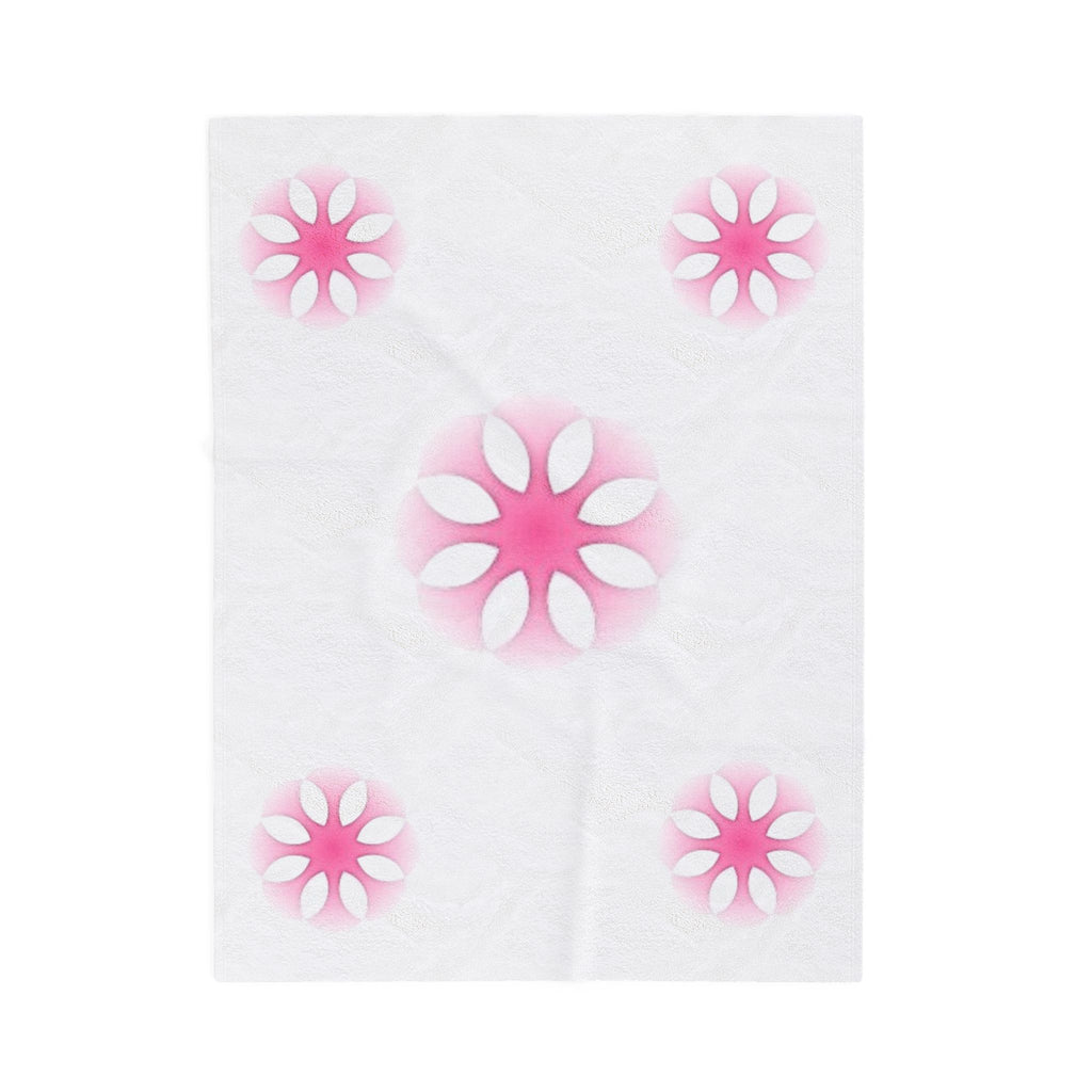 Cozy Floral Velveteen Plush Blanket for Comfort and Style