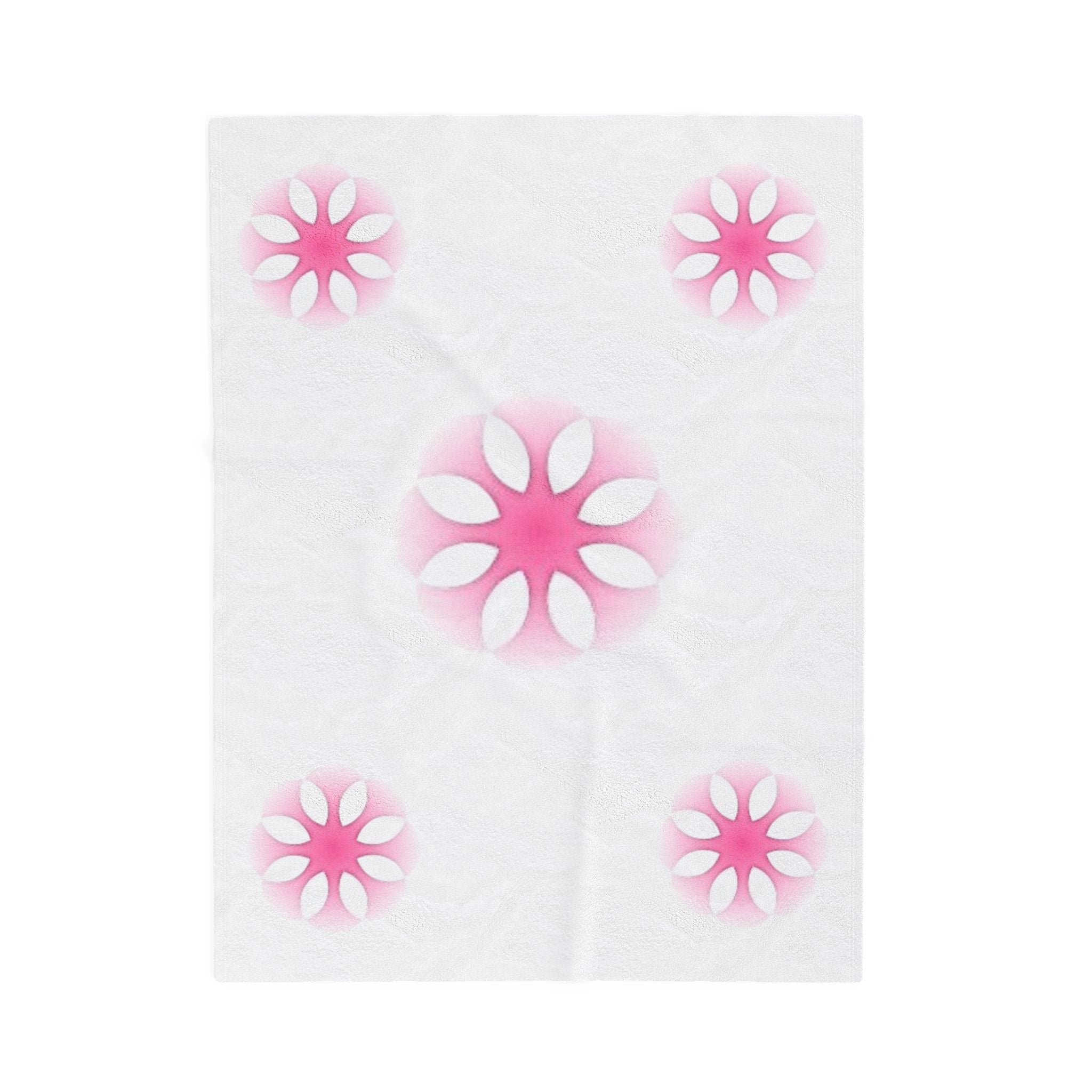 Cozy Floral Velveteen Plush Blanket for Comfort and Style