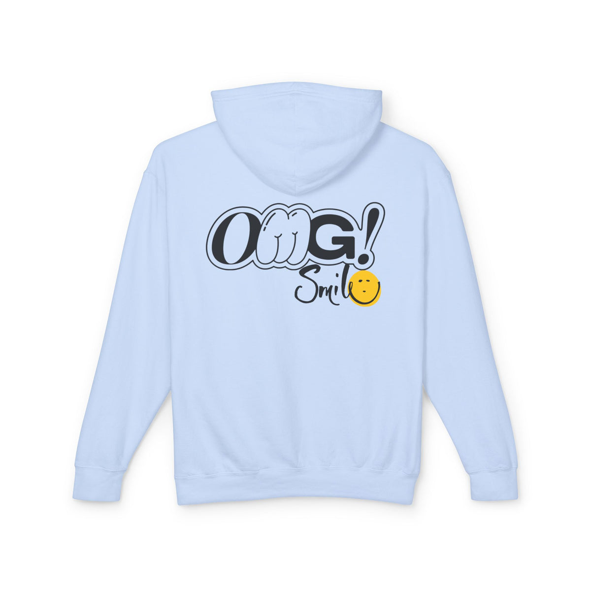OMG!Smile Lightweight Hooded Sweatshirt