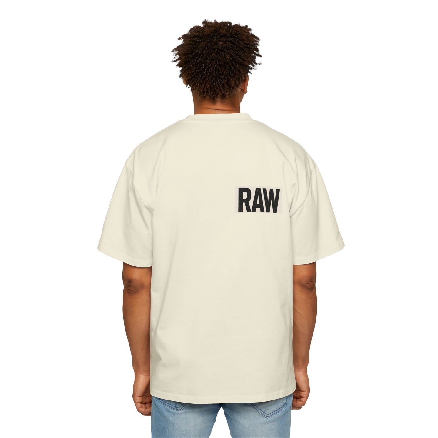 Men's Heavy Oversized Tee - Casual Streetwear, Summer Essential, Graphic T-Shirt, Gift for Him, Trending Fashion Printify