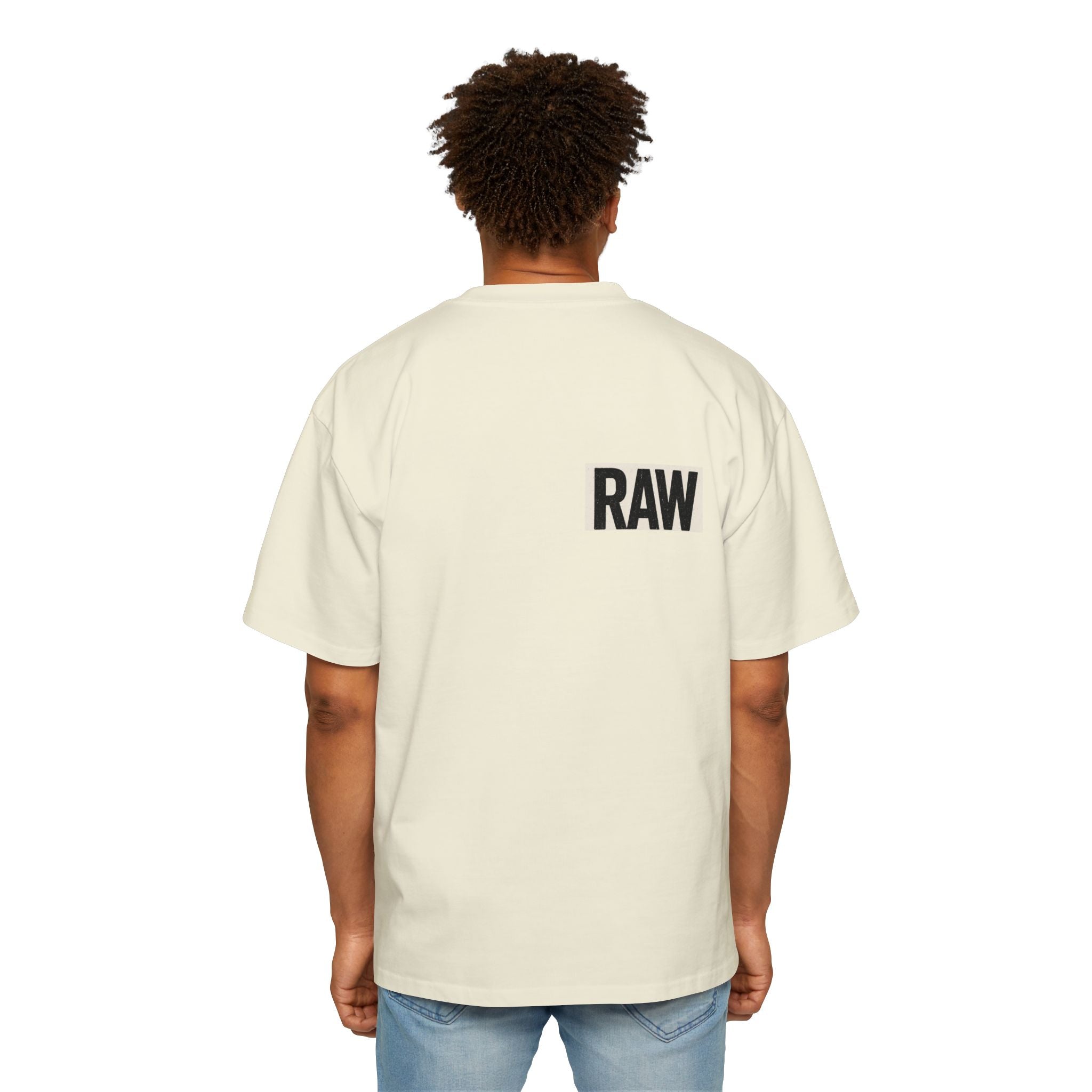 Men's Heavy Oversized Tee - Casual Streetwear, Summer Essential, Graphic T-Shirt, Gift for Him, Trending Fashion Printify