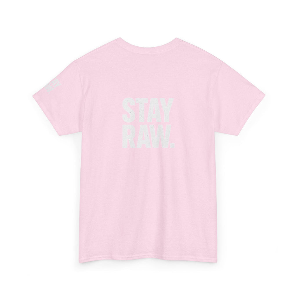 Raw Energy Unisex Tee - Stay Raw, Casual Wear, Street Style, Everyday Outfit, Graphic Tee, Gift for Him/Her Printify