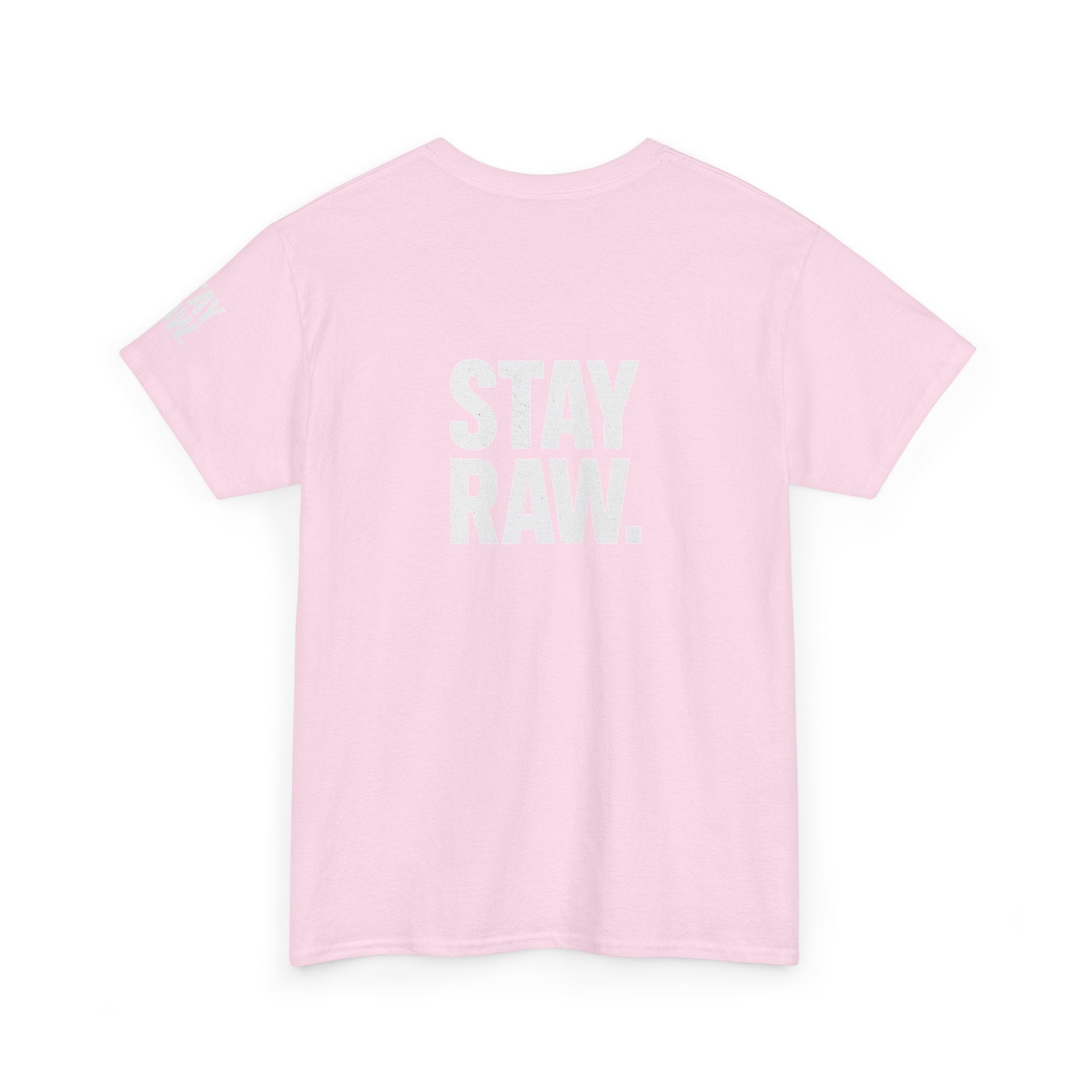 Raw Energy Unisex Tee - Stay Raw, Casual Wear, Street Style, Everyday Outfit, Graphic Tee, Gift for Him/Her Printify