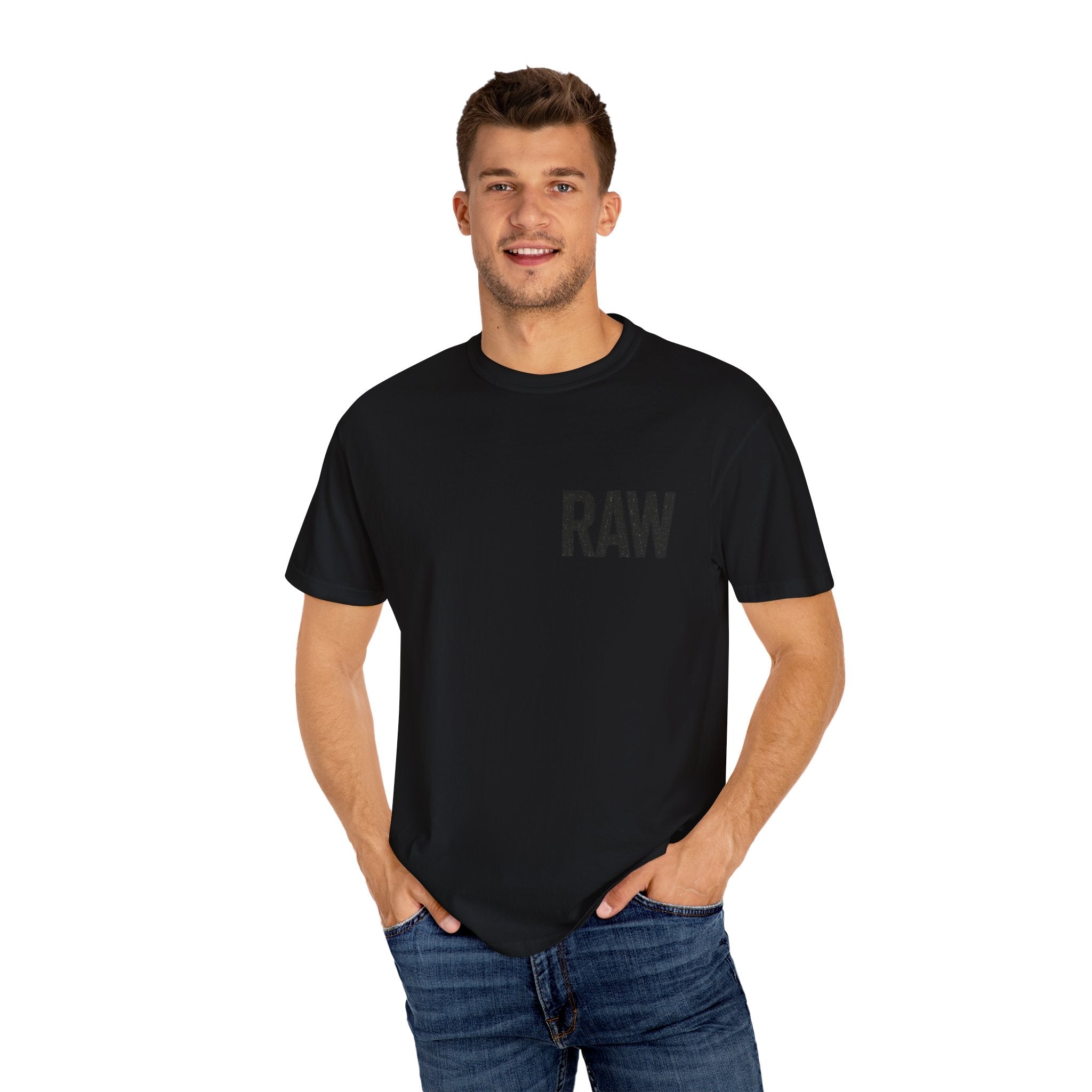 Garment-Dyed T-shirt RAW Design Printify