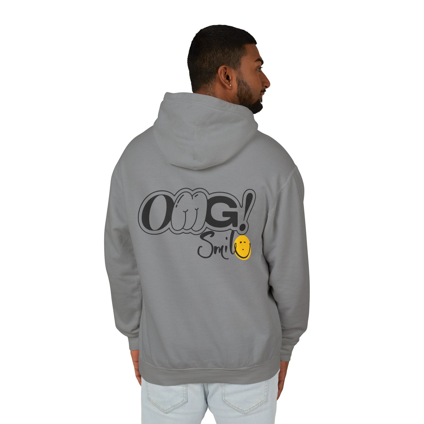 OMG!Smile Lightweight Hooded Sweatshirt