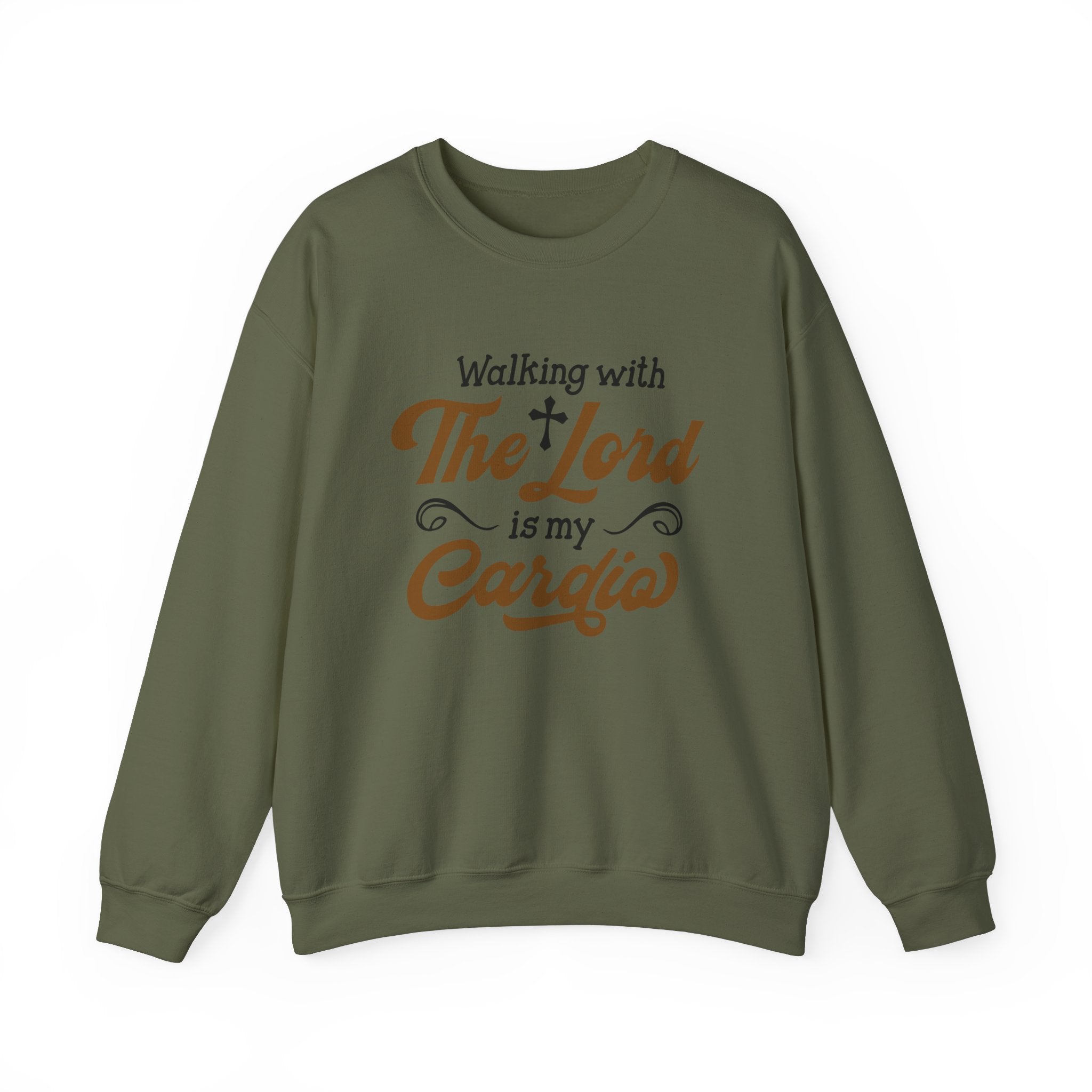 Marcher avec le Seigneur est un sweat-shirt unisexe cardial 