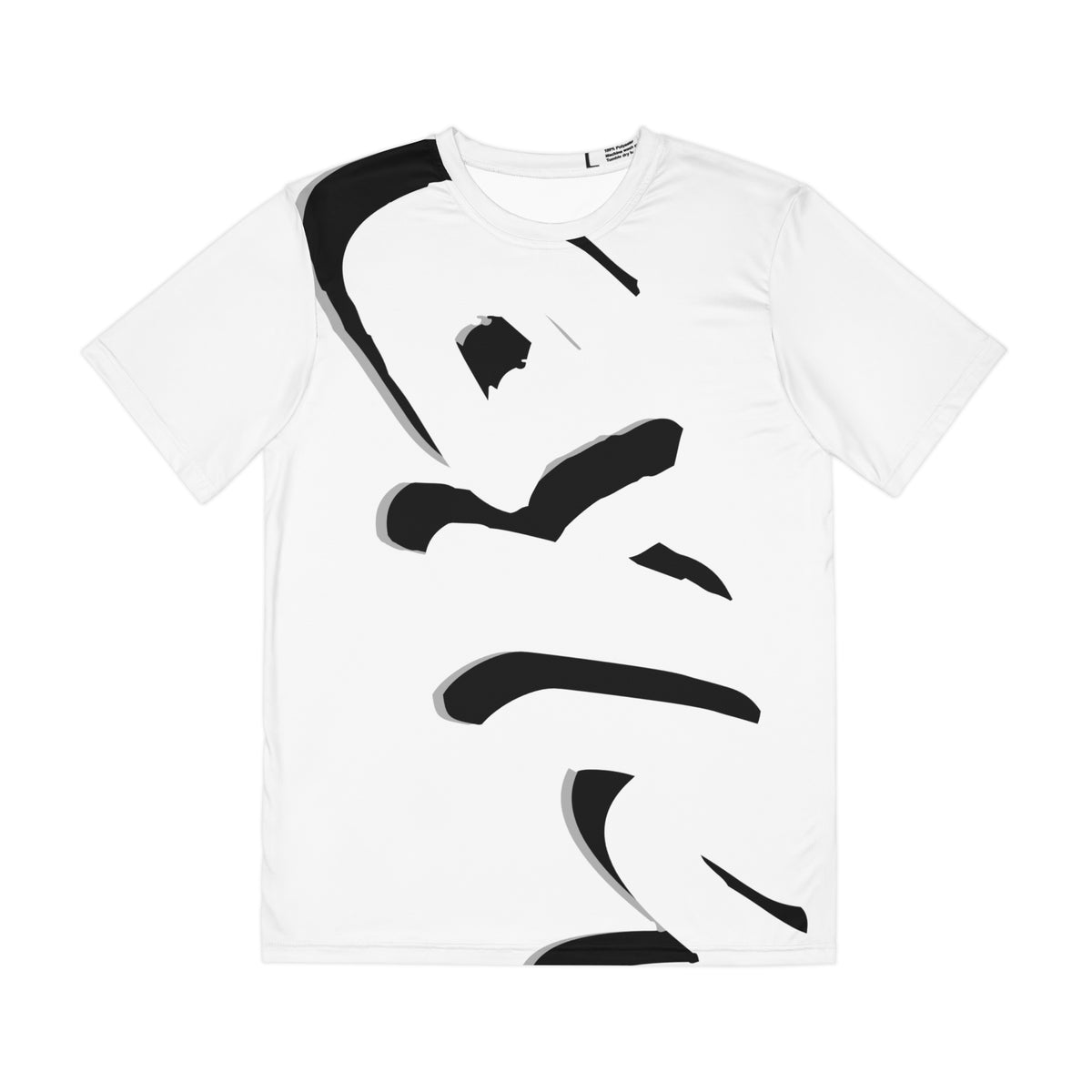 Men's Artistic Graphic Tee – Stylish Polyester Top for Casual Wear