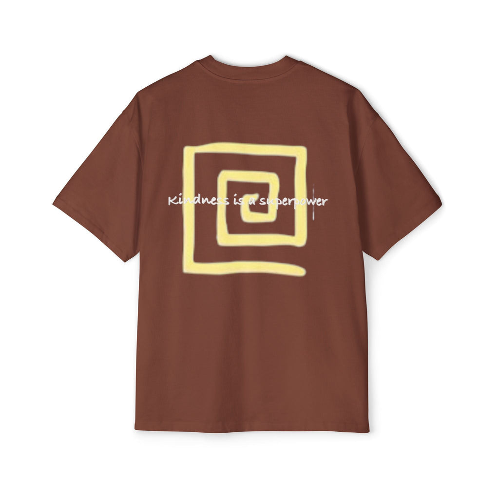 Oversized Tee - Kindness is a Super Power Graphic Design Shirt for Men Printify