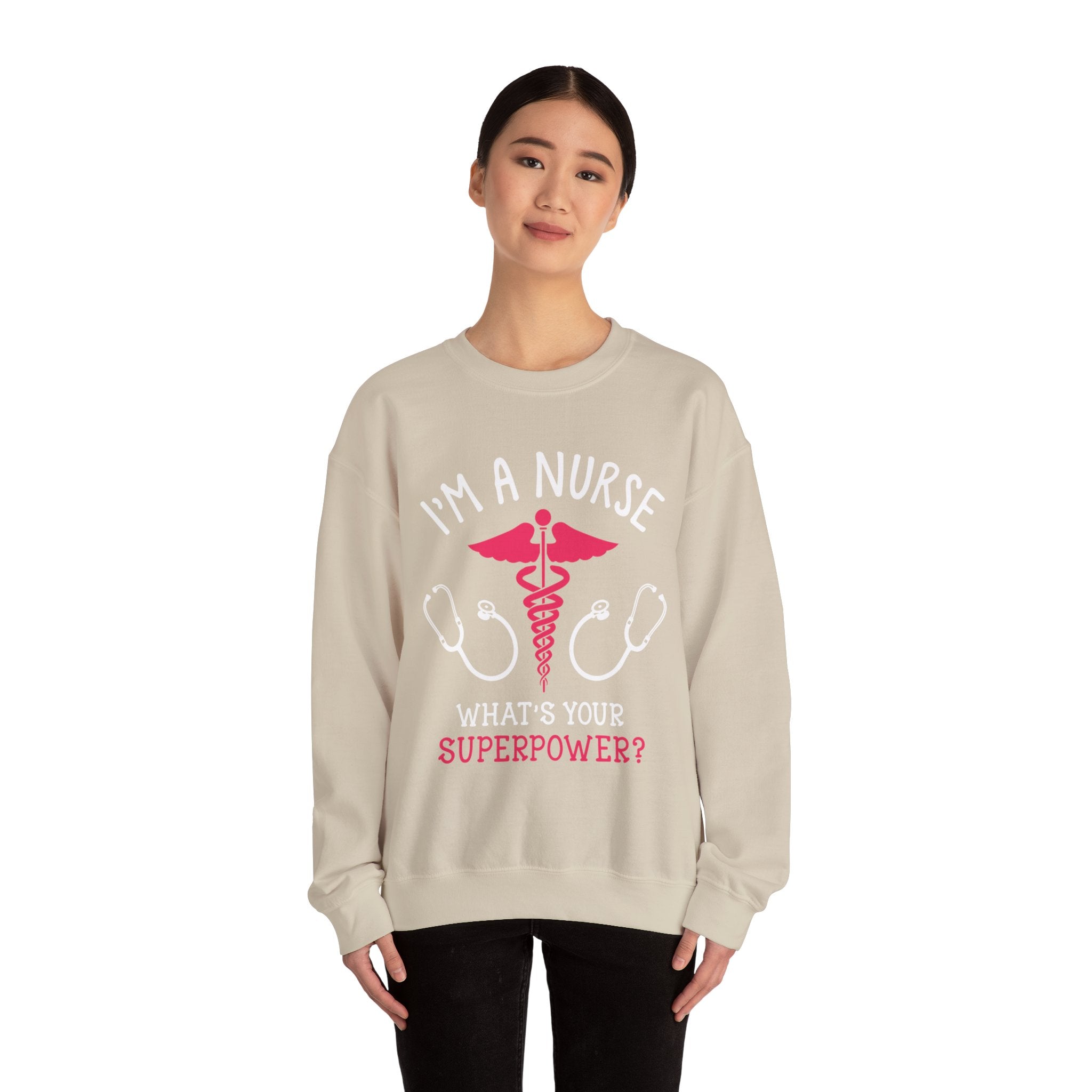 Je suis un sweat-shirt unisexe infirmière 