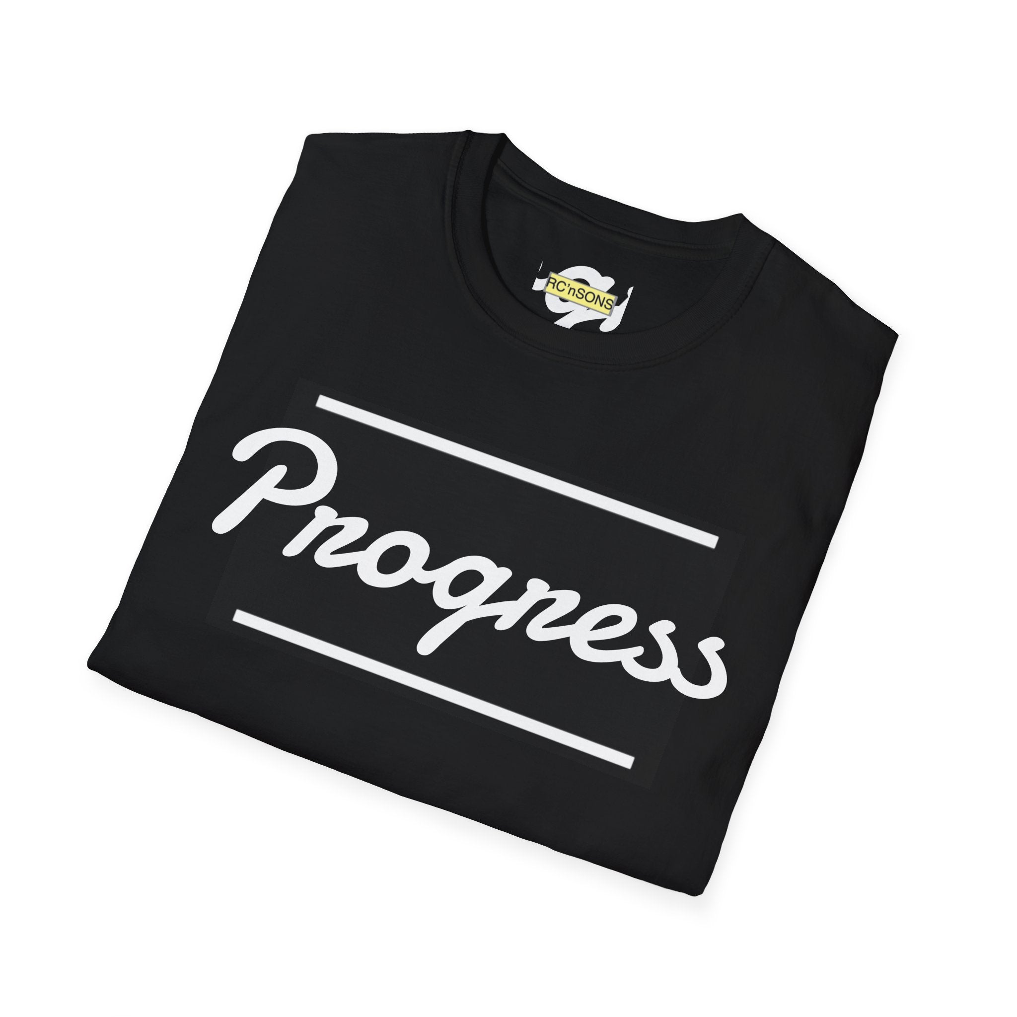 Motivational Unisex Softstyle T-Shirt | Progress Tee, Gift for Teens, Casual Wear, Workout Shirt, Inspirational Apparel Printify