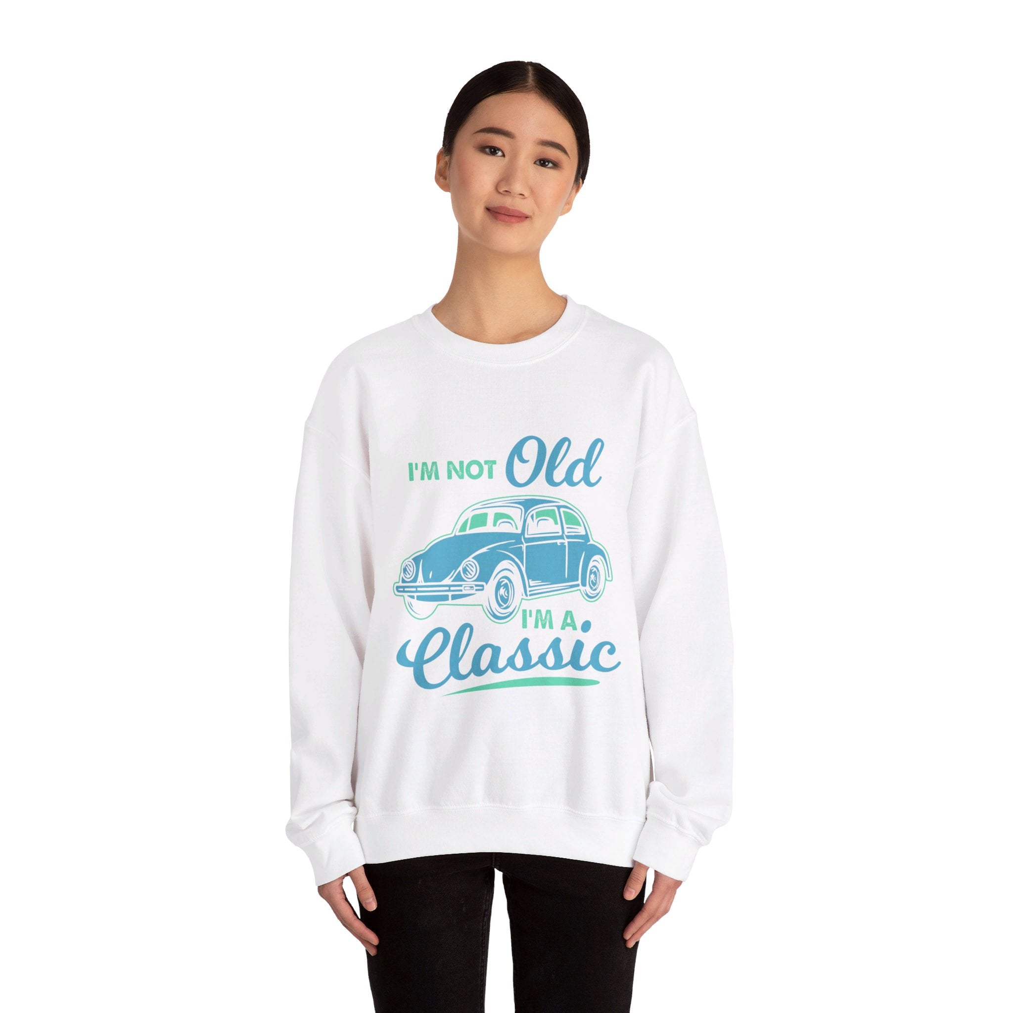 Je ne suis pas vieux, je suis un sweat-shirt unisexe classique 
