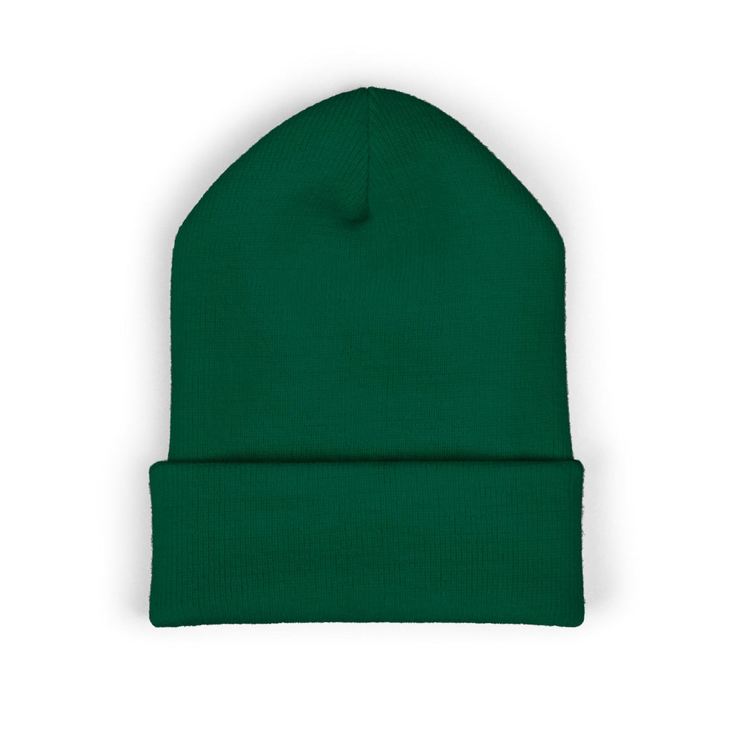 Embroidered Pushup Cuffed Beanie - Stylish Winter Accessory
