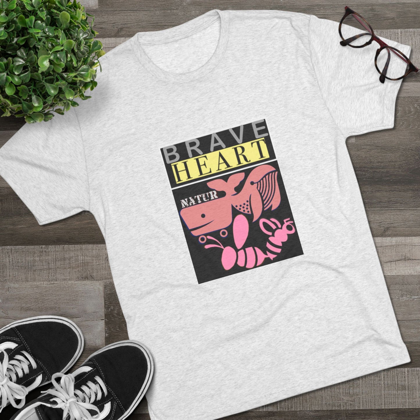 Brave Heart Tri-Blend Unisex T-Shirt