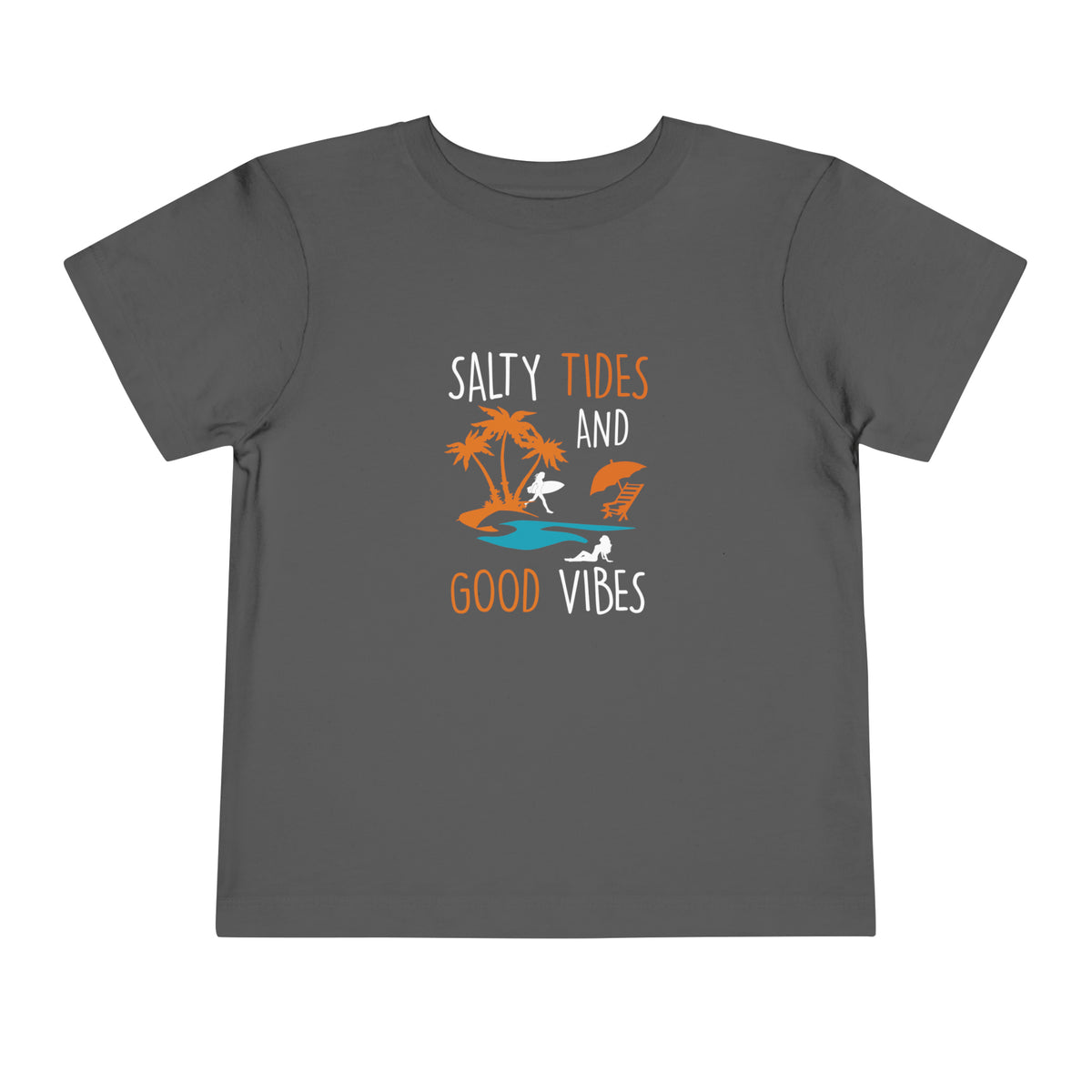 Salty Tides And Good Vibes Toddler Tee