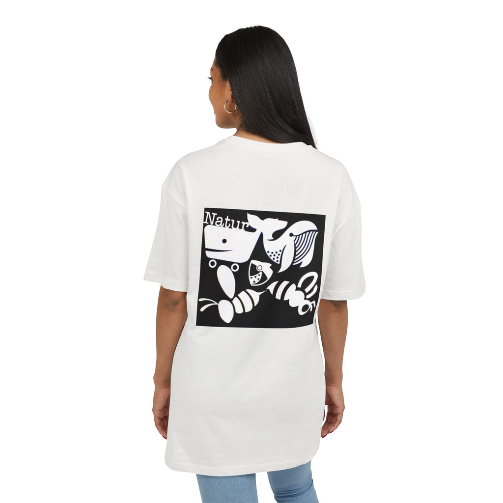 Nature-Inspired Oversize Tee - Unisex Graphic T-Shirt, Eco-Friendly Fashion, Casual Wear, Gift for Nature Lovers, Streetwear